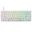 White Shark GK-004231 SHINOBI 2 bílá / herní mechanická klávesnice / US layout / hnědé spínače / USB / LED