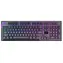 PREYON Silent Claw Red šedá / herní bezdrátová klávesnice / mechanická / Gateron Red Pro / USB+2.4GHz+BT / US