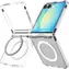 Spigen Ultra Hybrid Pro MagSafe kryt pro Samsung Galaxy Z Flip 7 čirá/bílá