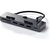 Satechi USB-C Clamp Hub Pro šedá/ 3x USB-A / USB-C / MicroSD / SD
