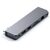 Satechi Pro Hub Max šedá / 2x USB-C / USB-A / 4K HDMI / microSD / SD / Ethernet / 3.5mm jack