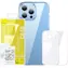 Baseus ARCJ010102 SuperCeramic průhledné pouzdro Apple iPhone 14 Plus čírá / + tvrzené sklo