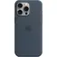 Rozbaleno - Apple Silikonový kryt s MagSafe pro iPhone 15 Pro Max bouřkově modrá / rozbaleno