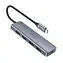 Ugreen Hub 4-in-1 USB-C Adaptér šedá / 4× USB 3.0 / USB-C