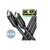 AXAGON BUCM4X-CM05AB NewGEN+ kabel USB-C USB-C, 0.5m, USB4 Gen 3×2, PD 240W 5A, 8K HD, ALU, oplet, černý