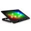 EVOLVEO A101RGB černá / chladící podložka pro notebook do 17" / 2× 125 mm ventilátor / RGB podsvícení