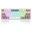 Redragon K616 Fizz PRO Red Switch bílo-šedá / Herní klávesnice / mechanická / Redragon switches / RGB / BT / USB-C / US