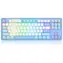 Redragon K707WBB-RGB StarBlade světle modrá / Herní klávesnice / mechanická / Mint Mambo / RGB / USB / US