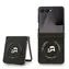 Karl Lagerfeld PU Karl and Choupette Heads Magnetic Zadní Kryt pro Samsung Galaxy Z Flip 7 Black