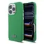 Lacoste PVC Iconic Petit Pique Metal Logo MagSafe Zadní Kryt pro iPhone 16 Pro Estragon Green