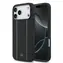 Mercedes Leather Star Pattern and Stripes MagSafe Zadní Kryt pro iPhone 17 Pro Max Black/White