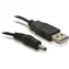 Delock Napájecí kabel z USB DC jack 3,5 mm černá / kabel 1.5 m