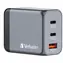 Rozbaleno - Verbatim GNC-65 Cestovní adaptér / GaN / 2x USB-C PD 65w / USB-A QC 3.0 / rozbaleno