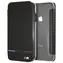 BMW Pouzdro typu kniha Carbon Tricolor Stripe pro iPhone XS Max černá