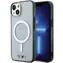 BMW Zadní kryt Silver Ring MagSafe pro iPhone 15 transparentní