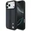 BMW Zadní kryt perforovaný s pruhem a logem MagSafe pro iPhone 17 Pro Max tmavá modrá
