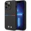 BMW Zadní kryt silikonový se vzorem pro iPhone 15 Pro Max černá