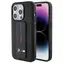 BMW Zadní kryt Grip Stand Smooth & Perforated pro iPhone 15 Pro černá