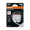 OSRAM LEDriving SL W21W 12V červená / 80lm / 2500K / 2500h / noDIM / A+ / sklo mléčné / 2ks