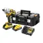 DeWALT DCF961H2T / Aku rázový utahovák 1/2" / 18V / 1200 ot-min / 1496 Nm / 2x 5.0 Ah POWERSTACK + nabíječka