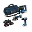 BOSCH 0615A50094 / Aku sada GSR 18V-65 & GBH 18V-22 &GWS 18V-8 / 2x Aku 4.0 Ah / taška / nabíječka