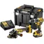 DeWalt DCK2080P2T / Aku sada nářadí / příklepová vrtačka & úhlová bruska/ 18 V / 2x 18V 5Ah / nabíječka & kufr