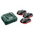 Metabo Set Akumulátor + nabíječka / 18V / 4.0 Ah / LiHD / 3ks