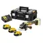DeWalt DCG405P3 / Aku Bezuhlíková úhlová bruska / 125mm / 18V XR Li-Ion / 3x 5.0Ah / kufr