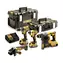DeWalt DCK422P3 / Sada Aku nářadí:DCK422P3 + DCH273 + DCD796 + DCG405 + DCE887 / 3x 18V|5.0Ah