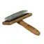 Bamboo Groom Velký jemný kartáč s nerezovými hroty / Finišák