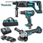 Makita DLX3078TX1 / Sada aku nářadí: DGA504 & DHR241 & DDF482 & taška / 18V / 3x 5.0Ah