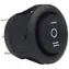 AMiO Vypínač / spínač kulatý s nulou uprostřed 12V/230V 6A BU03 20mm - pro 2 nezávislé obvody