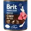 Brit Premium by Nature Beef with Tripe 800 g / Konzerva pro psy / Masové paté s dršťkami