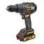 Caterpillar DX12 / Aku příklepová vrtačka / 18V / 13mm sklíčidlo / 2000 ot-min / 65 Nm / 2 x 2.0 Ah