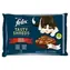 Purina Felix Tasty Shreds with beef and chicken 4x 80g / Kapsičky pro kočky / hovězí & kuře