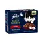 Purina Felix TASTY SHREDS Multipack hovězí+kuře+kachna+krůta ve šťávě 12x80g / Kapsičky pro kočky