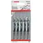 BOSCH 2608630033 / Pilový plátek do kmitací pily T 111 C / HCS / délka: 100 mm / Rozteč zubů: 3 mm / 5ks