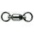 Black Cat Obratlík Ball Bearing Swivel Velikost 2 135kg 3ks