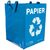 SIXTOL SORT EASY PAPIER / Taška na tříděný odpad / 30x30x40cm / 36l