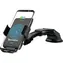 TechniSat Smartcharge 1 Nabíjecí držák telefonu do auta černá / 65-100 mm / do mřížky / na sklo / Qi / USB-C / 10W