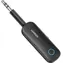 Rozbaleno - UGREEN Bluetooth přijímač mini FM transmitter jack 3,5 mm černá / dosah 10 m / bluetooth 5.0 / USB-C / rozbaleno
