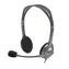 Logitech Stereo Headset H110 / sluchátka s mikrofonem / stříbrné