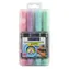 CENTROPEN Zvýrazňovače Flexi Pastel 4ks