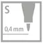 STABILO® OHPen universal - superfine - červená