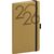 NOTIQUE Kapesní diář Ajax 2026 zlatý / 9 x 15.5 cm