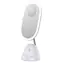 IMMAX LED kosmetické zrcátko FACE 3v1 bílá / stojánek s Qi nabíjením / 18W / 70lm / DC 12V / 1.5A