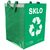 SIXTOL SORT EASY GLASS 36l / Taška na tříděný odpad / 30x30x40cm