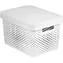 Curver Infinity Úložný box s víkem - Perforovaný 17 l bílá / 36 x 27 x 22 cm