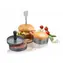 Gefu BBQ Sada na burgery 3-dílná / hliník a ocel