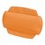 Spirella ALASKA polštář do vany oranžová / PVC / 32 x 23 cm